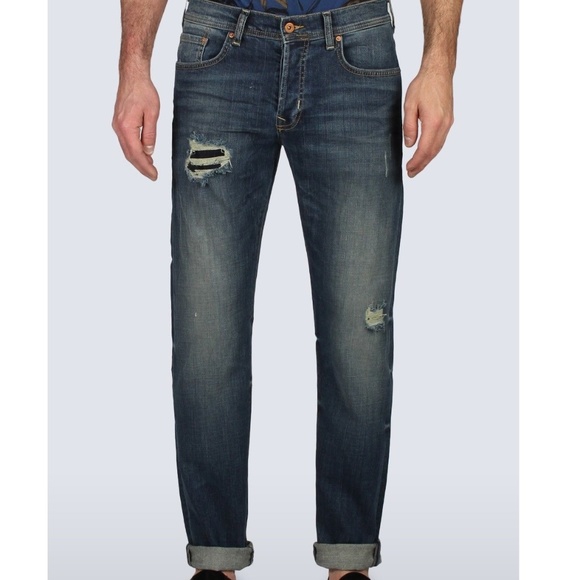 Brian Dales Other - BRIAN DALES Slim Straight Jeans 30" Pantalone Dark